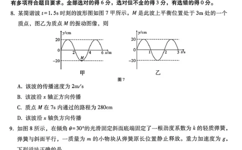 西南名校联盟2026届&ldquo;3+3+3&rdquo;高考备考诊断性联考（三）物理_2024-2026高三（6-6月题库）_2026年04月高三试卷_260419西南名校联盟2026届3+3+3高三4月联考（全科）