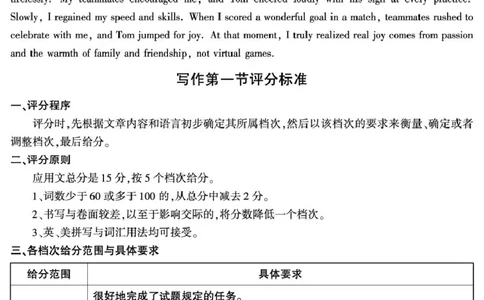 答案&mdash;咸阳市高三二模（英语）(1)_2024-2026高三（6-6月题库）_2026年03月高三试卷_260330陕西省咸阳市2026年高考模拟检测（二）（全科）