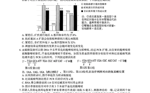 德州市高三年级4月学习质量综合评估生物_2024-2026高三（6-6月题库）_2026年04月高三试卷_260426山东省德州市高三年级4月学习质量综合评估（德州二模）（全科）
