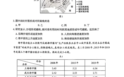 地理_2024-2026高三（6-6月题库）_2026年02月高三试卷_260201新疆乌鲁木齐地区2026年高三年级第一次质量监测（全科）_新疆乌鲁木齐地区2026年高三年级第一次质量监测地理