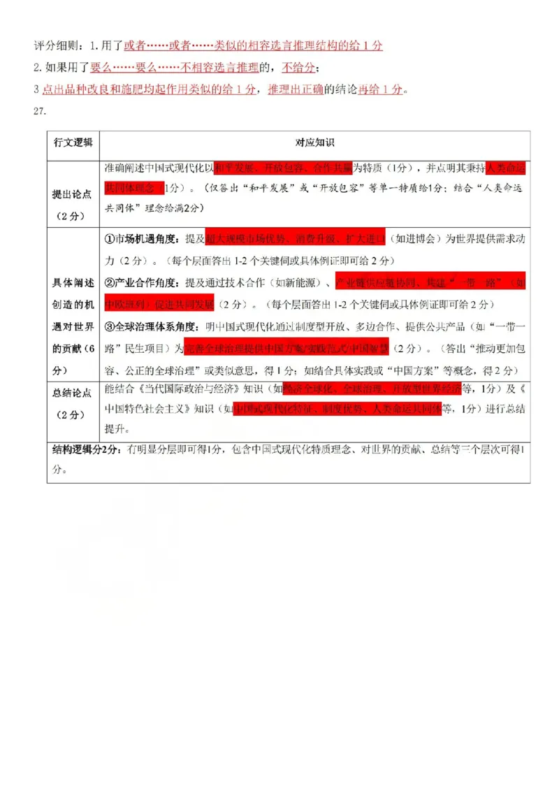 政治答案-2602浙南七彩精诚金兰_2024-2026高三（6-6月题库）_2026年03月高三试卷_260301浙江省2026届高三2月返校考七彩阳光、浙南名校、精诚联盟、金兰教育（全科）