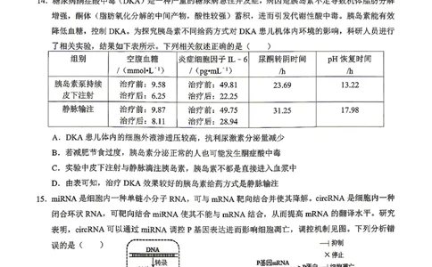江西省八所重点中学2026届高三联考生物_2024-2026高三（6-6月题库）_2026年04月高三试卷