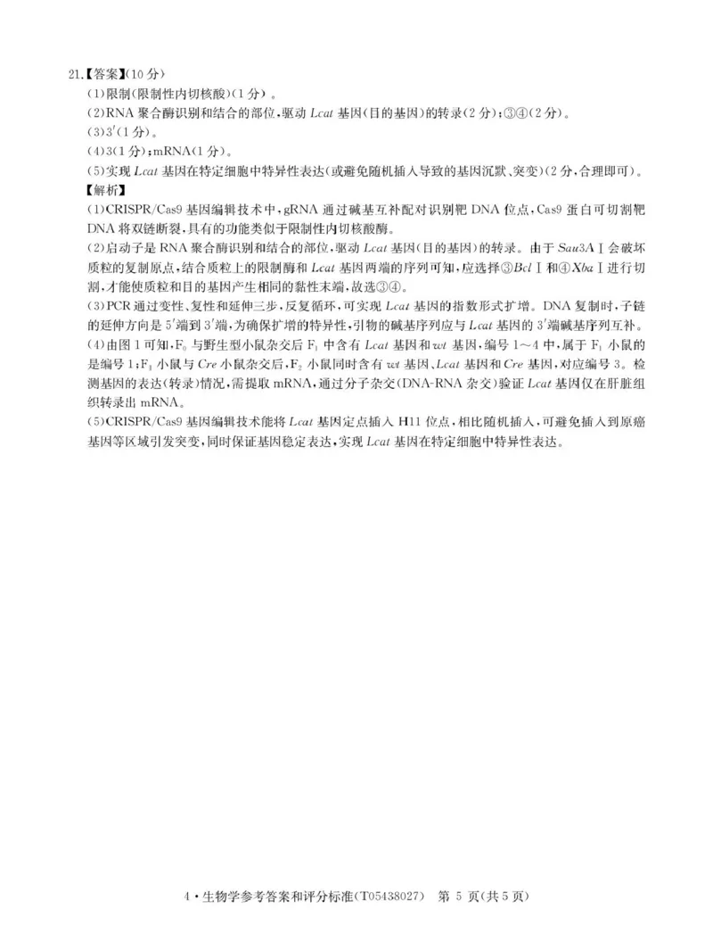 CamScannertempoffice_share2026届4月生物答案-T_2024-2026高三（6-6月题库）_2026年04月高三试卷_260430华大新高考联盟2026届高三下学期4月联考（全科）