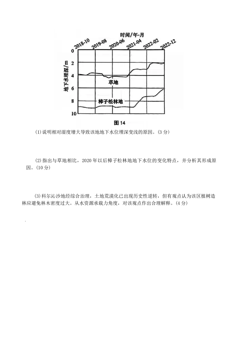 山东省青岛市2026届高三下学期一模地理试题_2024-2026高三（6-6月题库）_2026年03月高三试卷_260319山东省青岛市2026届高三第一次模拟考试（全科）