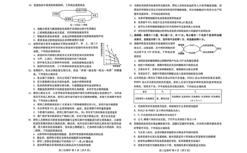 山东潍坊市2026届高三二模生物学山东潍坊市2026届高三二模生物学_2024-2026高三（6-6月题库）_2026年04月高三试卷_260424山东省潍坊市2026届高三二模考试（全科）