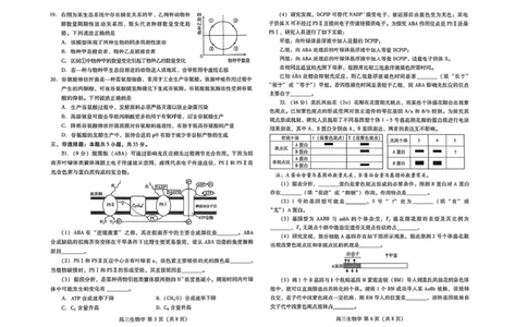 山东潍坊市2026届高三二模生物学山东潍坊市2026届高三二模生物学_2024-2026高三（6-6月题库）_2026年04月高三试卷_260424山东省潍坊市2026届高三二模考试（全科）