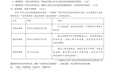 试卷2026届广东省东莞市高三下学期综合测试（二模）历史试题_2024-2026高三（6-6月题库）_2026年04月高三试卷_2604302026届广东东莞市高三第二次模拟考试（全科）