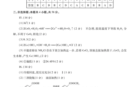 化学答案_2024-2026高三（6-6月题库）_2026年03月高三试卷_260320陕西省2026年高考适应性检测（二）（陕西二模）(全科）