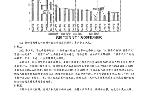 政治试题卷_2024-2026高三（6-6月题库）_2026年04月高三试卷_260428重庆市重庆八中高2026届4月强化训练（三）（全科）