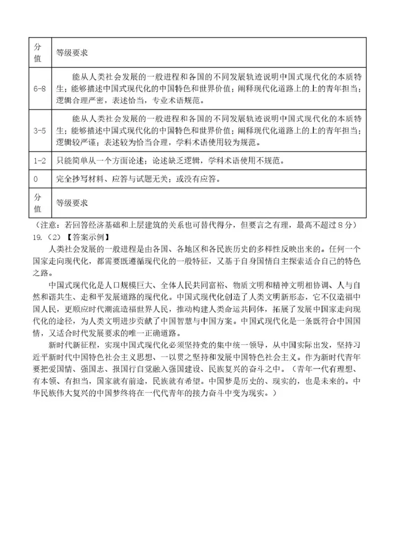 山东省2026届普通高中学业水平4月调研政治试卷（含答案）_2024-2026高三（6-6月题库）_2026年04月高三试卷_260405山东省2026年普通高中学业水平4月调研