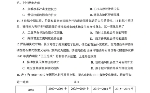 历史试题卷_2024-2026高三（6-6月题库）_2026年04月高三试卷_260416广东省佛山市2025-2026学年佛山市普通高中教学质量检测（二）（全科）