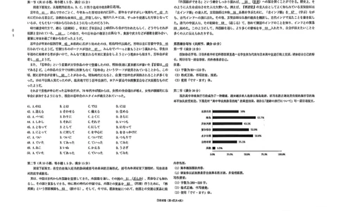 新八校2025-2026学年高三下学期开学考试日语_2024-2026高三（6-6月题库）_2026年03月高三试卷_260301湖北省新八校2025-2026学年高三下学期开学考试（全科）
