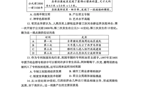 历史2026郑州高三二模试题及答案_2024-2026高三（6-6月题库）_2026年04月高三试卷_260423河南省郑州市2026年高中毕业年级第二次质量预测（全科）