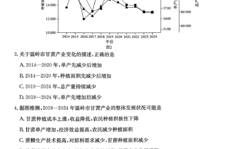 湖南省九校联盟2026届高三第二次联考（暨怀化市一模）地理_2024-2026高三（6-6月题库）_2026年03月高三试卷_260314湖南省九校联盟2026届高三第二次联考（暨怀化市一模）（全科）