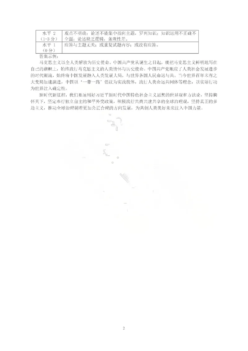 26临沂一模-政治答案_2024-2026高三（6-6月题库）_2026年03月高三试卷_260312山东省临沂市2026年3月高三模拟考试（临沂一模）（全科）