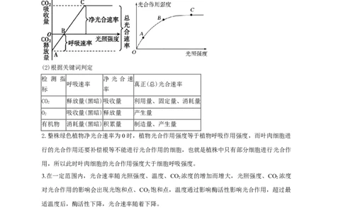 易错点08关于光合作用和呼吸作用图像分析-备战2023年高考生物考试易错题（全国通用）（解析版）_通用版（老高考）复习资料_2023年复习资料_专项复习