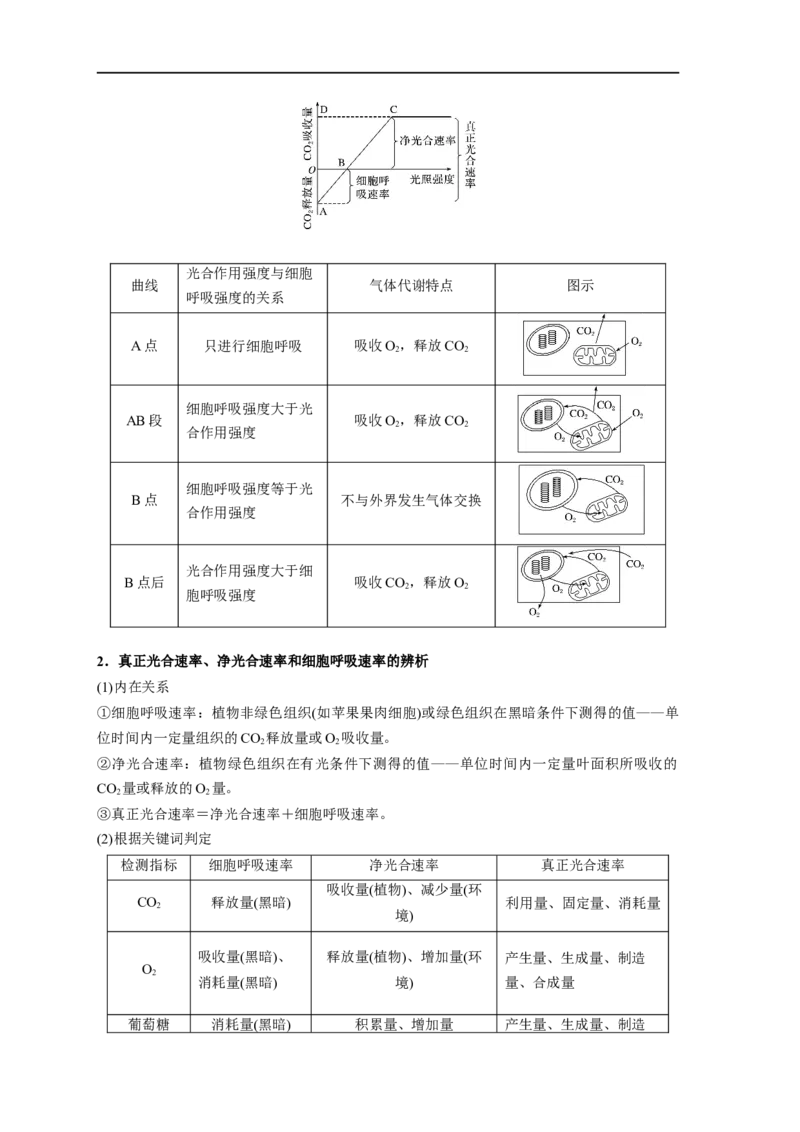 易错点09光合作用与呼吸作用-备战2023年高考生物考试易错题（新教材新高考）（原卷版）_新高考复习资料_2023年新高考复习资料_专项复习_备战2023年高考生物考试易错题（新教材新高考）