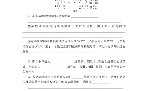 夯基提能练17人类遗传病-备战2023高考生物一轮复习夯基提能练（全国通用）（原卷版）_通用版（老高考）复习资料_2023年复习资料_一轮复习