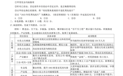 广东省梅州市2026届高三下学期一模政治试题（含答案）_2024-2026高三（6-6月题库）_2026年03月高三试卷_2603062026届广东梅州市高三下学期一模（全科）
