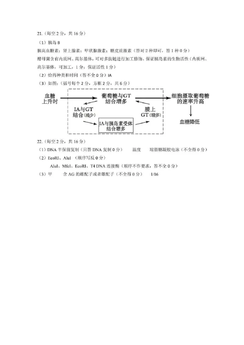 湖北襄阳市2026届高三年级3月统一调研测试生物试题(含答案）_2024-2026高三（6-6月题库）_2026年03月高三试卷_260310湖北襄阳市2026届高三年级3月统一调研测试（全科）