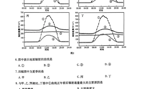内江市高中2026届第二次模拟考试题地理_2024-2026高三（6-6月题库）_2026年03月高三试卷_260320四川省内江市高中2026届第二次模拟考（内江二模）（全科）