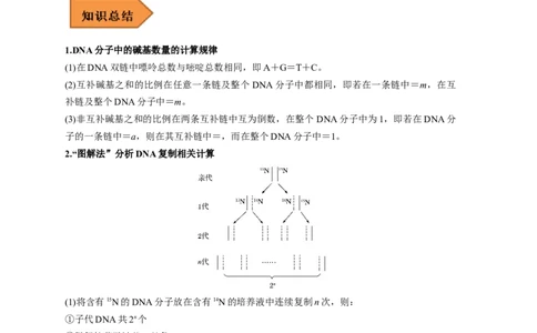 易错点13DNA的结构及复制-备战2023年高考生物考试易错题（新教材新高考）（原卷版）_新高考复习资料_2023年新高考复习资料_专项复习_备战2023年高考生物考试易错题（新教材新高考）