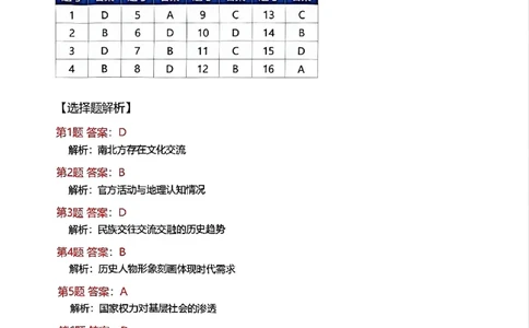 历史试题卷参考答案与解析_2024-2026高三（6-6月题库）_2026年04月高三试卷_260416广东省佛山市2025-2026学年佛山市普通高中教学质量检测（二）（全科）