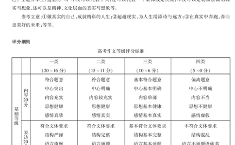 语文高三素质评价简易答案_2024-2026高三（6-6月题库）_2026年03月高三试卷_260308天一大联考河南高三开学素质评价（全科）_天一大联考河南高三开学考素质评价语文答案