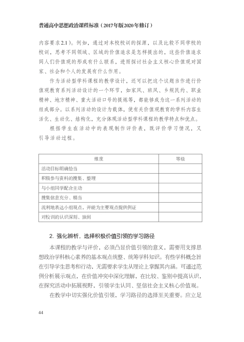 5.普通高中思想政治课程标准（2017年版2020年修订）_电子课本_《普通高中课程标准》