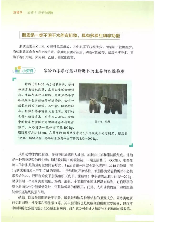2019新浙科版高中生物必修1《分子与细胞》电子课本_高中电子课本_最新版高中全科高清电子课本_6高中生物课本_浙科版高中生物