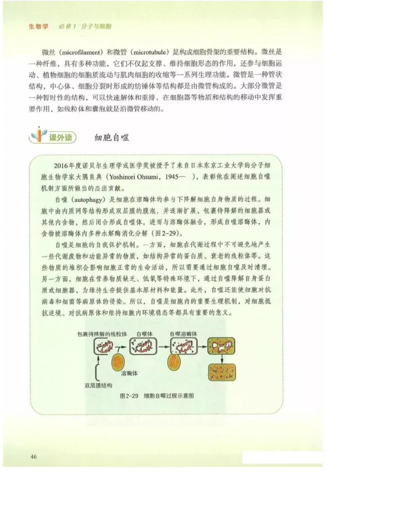 2019新浙科版高中生物必修1《分子与细胞》电子课本_高中电子课本_最新版高中全科高清电子课本_6高中生物课本_浙科版高中生物