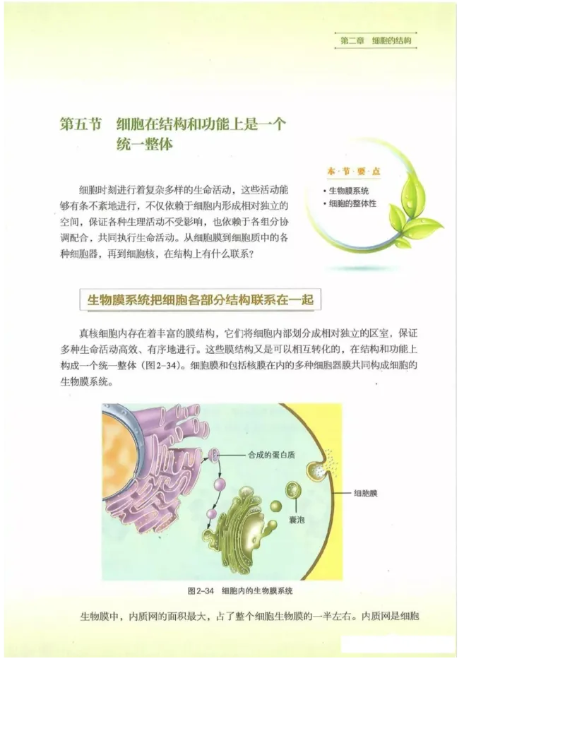 2019新浙科版高中生物必修1《分子与细胞》电子课本_高中电子课本_最新版高中全科高清电子课本_6高中生物课本_浙科版高中生物