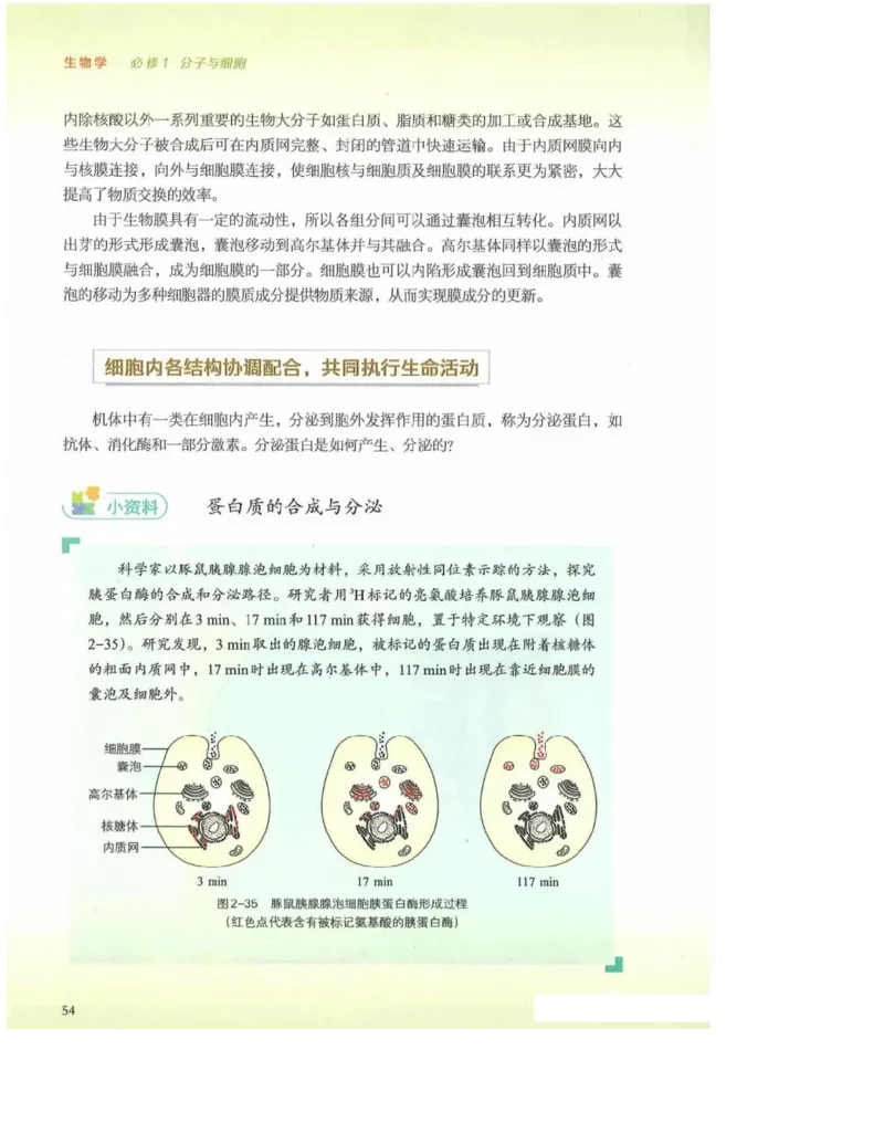 2019新浙科版高中生物必修1《分子与细胞》电子课本_高中电子课本_最新版高中全科高清电子课本_6高中生物课本_浙科版高中生物