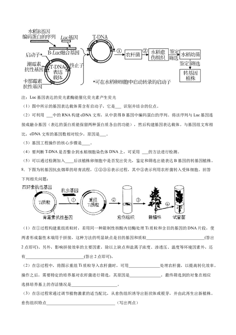 押新课标全国卷第38题-备战2021年高考生物临考题号押题（新课标卷）（原卷版）_新高考复习资料_2021年新高考资料_备战2021年高考生物临考题号押题（新课标卷）