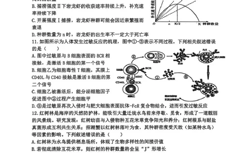 山大附中高三生物3月试题_2024-2026高三（6-6月题库）_2026年03月高三试卷_260315山西大学附属中学校2025-2026学年高三年级第二学期3月模块诊断（全科）