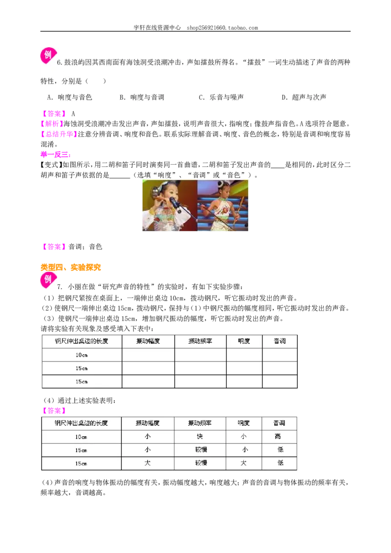 《声现象》全章复习与巩固（基础）知识讲解_初物_人教版初中物理初二三同步讲义习题练习八九年级电子资料word素材_20250116_181533_最新人教版初中物理初二上册