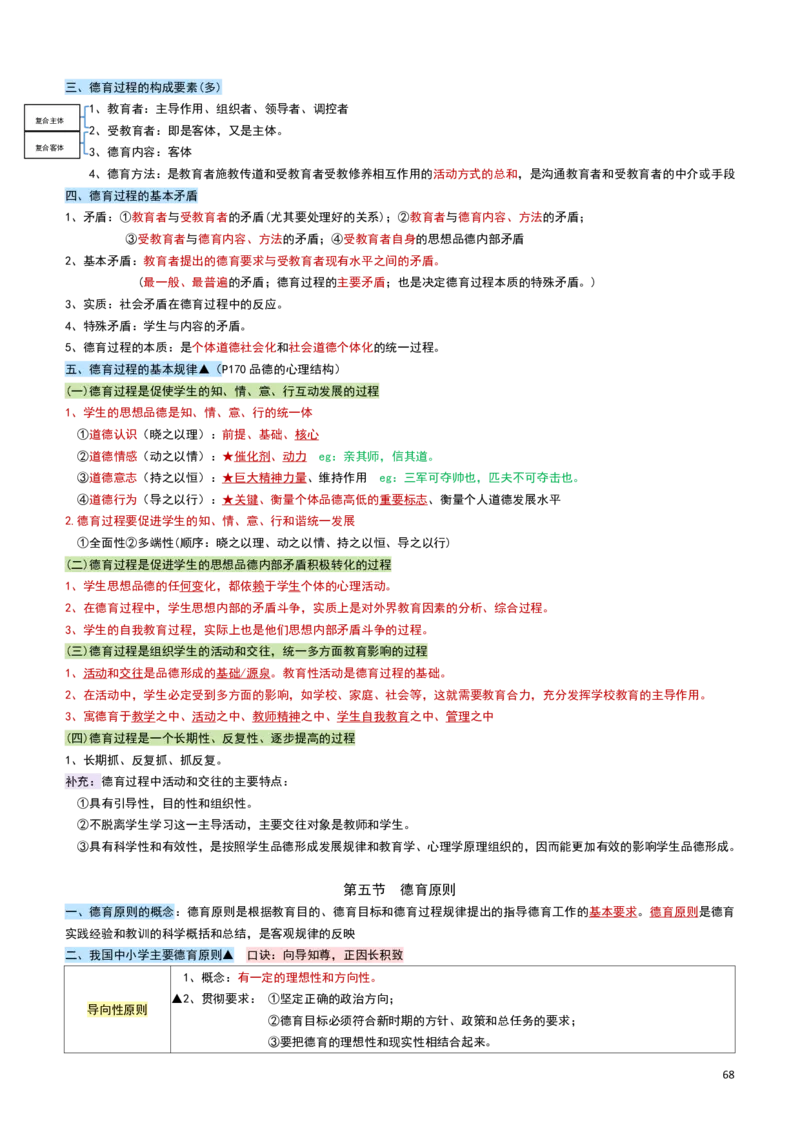 2026教招-教综docx_教资笔试知识库