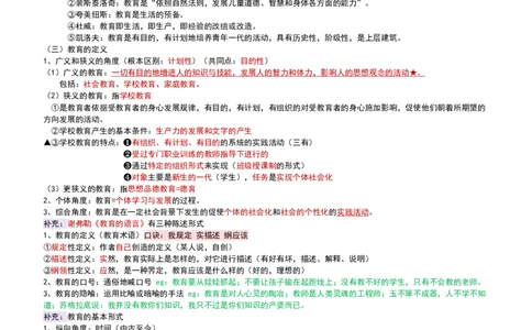 2026教招-教综docx_教资笔试知识库