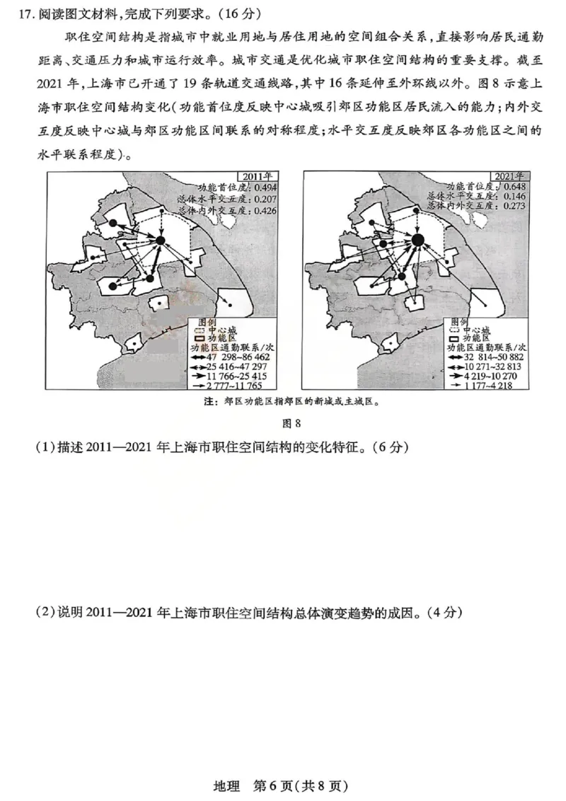 山西省、陕西省多校2026届高三下学期3月联考地理_2024-2026高三（6-6月题库）_2026年03月高三试卷_260327山西省、陕西省天一大联考2026届高三下学期3月联考（全科）