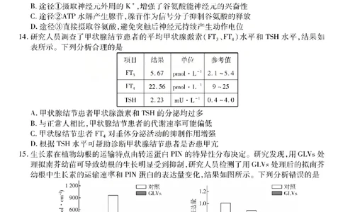 生物试题_2024-2026高三（6-6月题库）_2026年04月高三试卷_260429陕西、河南、山西天一顶尖计划（四）2026届4月联考（全科）_陕西、河南、山西天一顶尖计划（四）2026届高三4月联考生物