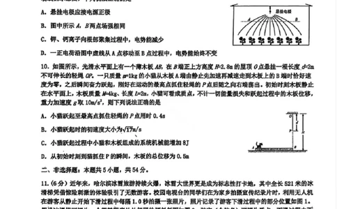 物理试卷-黑龙江实验中学2026届高三学年联合模拟考试_2024-2026高三（6-6月题库）_2026年03月高三试卷_260304黑龙江省实验中学2026届高三学年3月联合模拟考试（全科）
