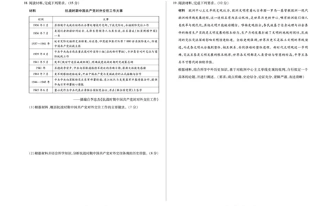 合肥市第六中学等学校2026届高三4月16&mdash;17日联考历史_2024-2026高三（6-6月题库）_2026年04月高三试卷_260420安徽省合肥市第六中学等学校2026届高三4月16&mdash;17日联考（全科）
