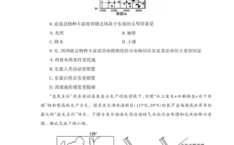 地理试卷_2024-2026高三（6-6月题库）_2026年04月高三试卷_260418山东省泰安市2026年高三二模考试（全科）_山东省泰安市2026年高三二模考试地理试题