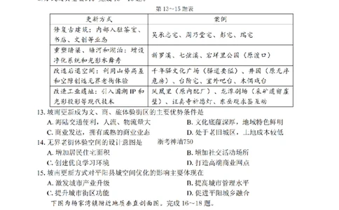 宁波市2025学年第二学期高考模拟考试地理_2024-2026高三（6-6月题库）_2026年04月高三试卷_260413浙江省宁波市2025-2026学年高三下学期高考模拟考试（全科）