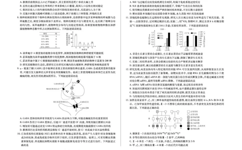 安徽省部分学校2026届高三3月联考生物_2024-2026高三（6-6月题库）_2026年03月高三试卷_2603162026届安徽合肥市第八中学高三下学期3月模拟预测（全科）