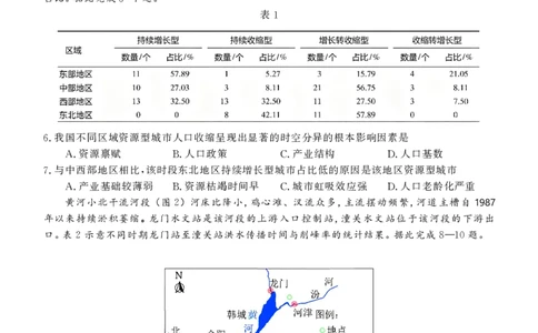 德州市高三年级4月学习质量综合评估地理_2024-2026高三（6-6月题库）_2026年04月高三试卷_260426山东省德州市高三年级4月学习质量综合评估（德州二模）（全科）