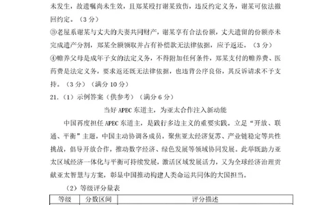江西省宜春市2026届高三模拟考试政治答案_2024-2026高三（6-6月题库）_2026年04月高三试卷_260414江西省宜春市2026届高三二模考试_江西省宜春市2026届高三模拟考试政治试卷