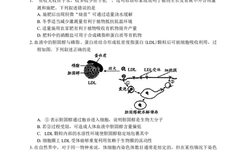 贵州省贵阳市2026年高三年级2月适应性考试（一）(贵阳一模)生物学试题（含答案）_2024-2026高三（6-6月题库）_2026年03月高三试卷