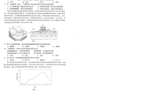 安徽省合肥市2026届高三下学期第二次教学质量检测地理卷及答案_2024-2026高三（6-6月题库）_2026年04月高三试卷