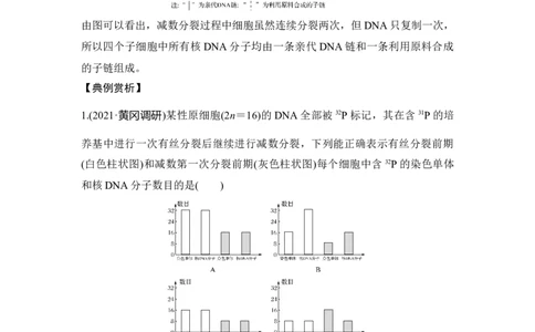 微专题8细胞分裂过程中的同位素标记问题_通用版（老高考）复习资料_2023年复习资料_一轮复习_2023年高考生物一轮复习讲义+课件（全国版）_2023年高考生物一轮复习讲义（全国版）